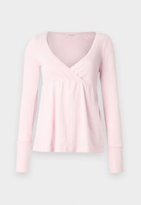 Hollister Co. Easy Long-Sleeve Pointelle Babydoll Top - Ilgarankovis viršutinės dalies drabužis - pale lilac