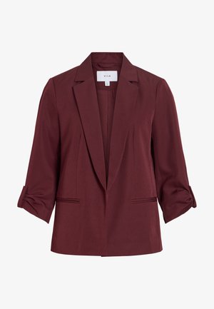 VILA, VINICE 3/4 LOOSE BLAZER - NOOS - Κοντό παλτό - port royale