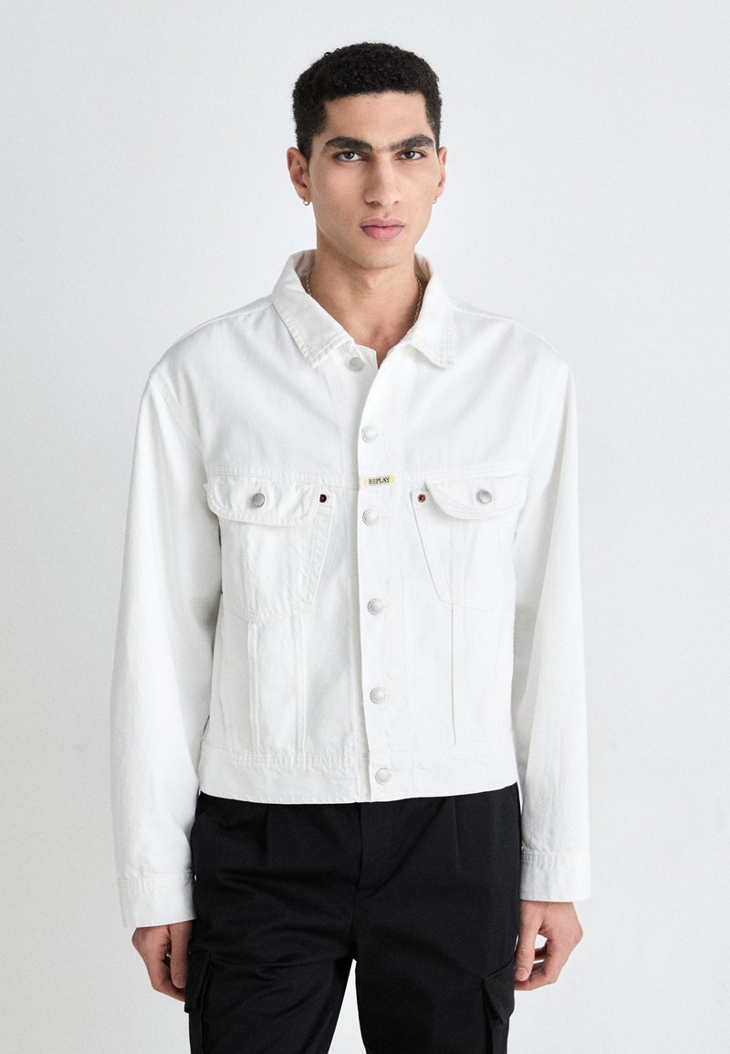 Replay M9Z1 JACKET - Traper jakna - natural white