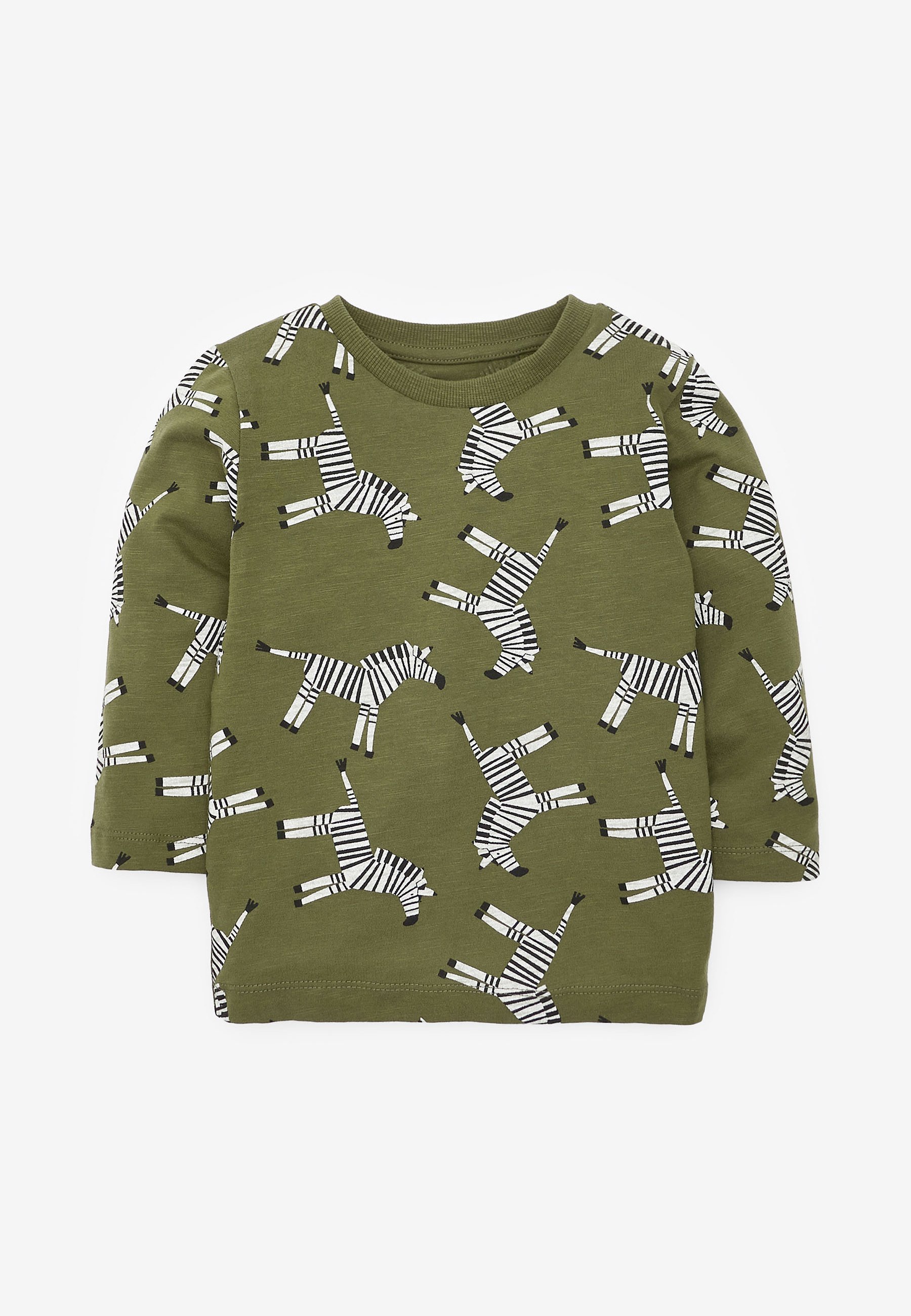 Next ZEBRA PRINTED Longsleeve greenGroen Zalando.nl Next DINO Sweater greenGroen Zalando.nl