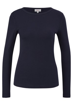 MIT RIPPSTRUKTUR - Longsleeve - navy