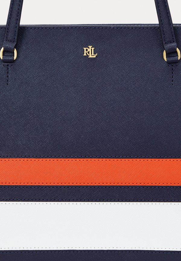 STRIPED LEATHER MEDIUM KARLY TOTE BAG - Tote bag4