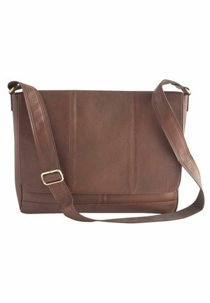 SIGNATURE MESSENGER  - Cross body bag - brown