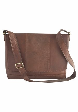 SIGNATURE MESSENGER  - Taška s příčným popruhem - brown