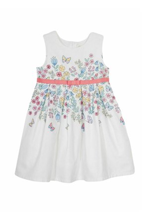 PRETTY PLEATED - REGULAR FIT - Cocktailklänning - white floral