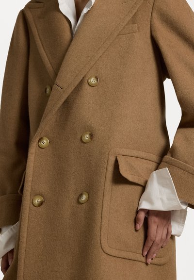 Polo Ralph Lauren CAMEL HAIR LONG POLO COAT - Κλασικό παλτό - camel