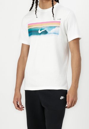 T-shirt print - white