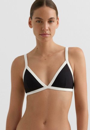 CONTRAST TRIM - Bikinitop - black