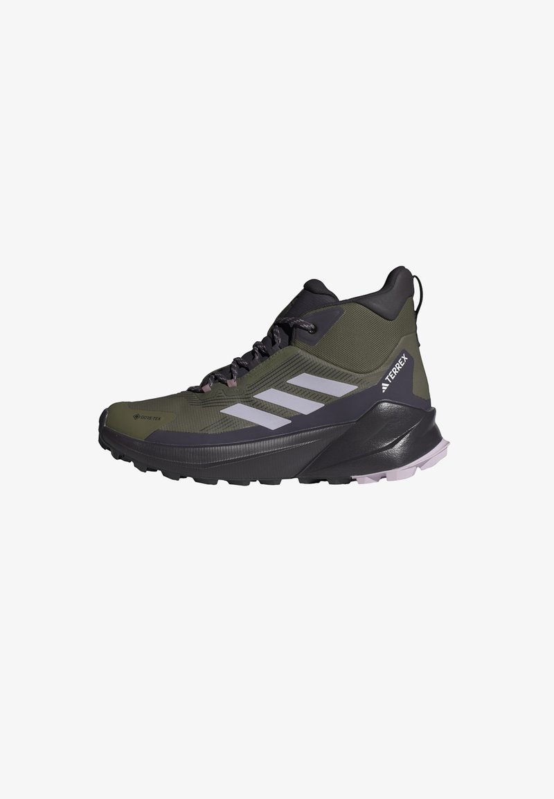 adidas Terrex Běžecké boty do terénu - olive strata silver dawn aurora black