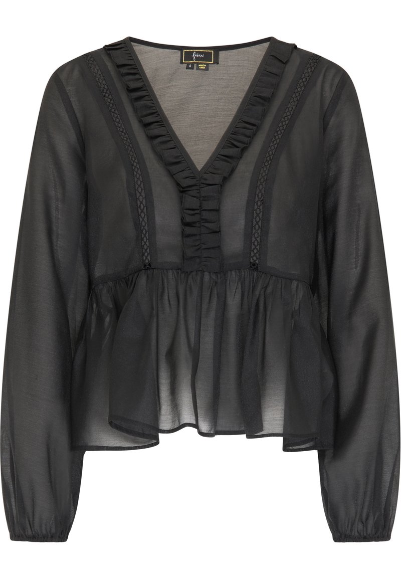 faina Blouse zwart faina Blouse zwart