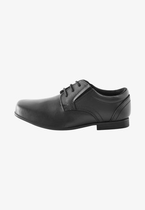 SCHOOL WIDE FIT G - Šněrovací boty - black