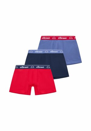 3 PACK LOW RISE - Boxer aderenti - red/navy blue