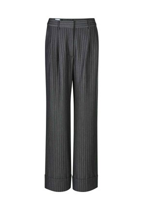 MADELEINE, WIDE LEG - Stoffhose - lead grey   melange