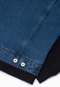 Ombre WITH HOOD  - Jeansjacka - blue black