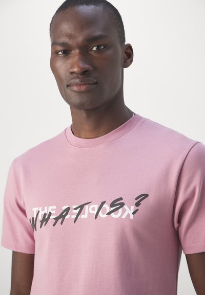 The Kooples MC - Marškinėliai su spaudiniu - pink wood