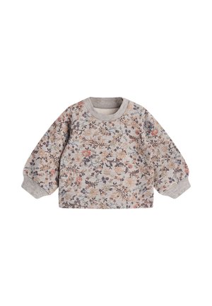 Mikina - print beige multicolour