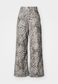 LEOPARD COLOSSUS - Wide Leg - brown