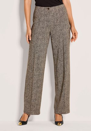 Broek - brown   wool white