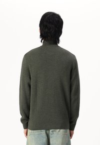Jack & Jones PREMIUM JPRBLAMILANO HALF ZIP - Pulóver - peat