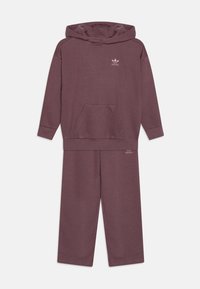 adidas Originals HOODIE KIDS UNISEX SET - Tracksuit bottoms - shadow fig
