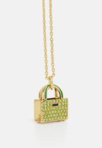 kate spade new york SWEET TREASURES-MINI PENDANT - Náhrdelník - green/gold-coloured