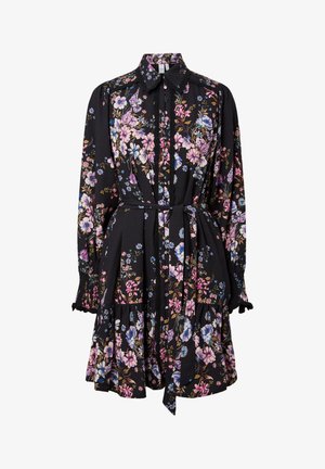 YAS, YASTILERA LS SHIRT DRESS S. NOOS - Blousejurk - black