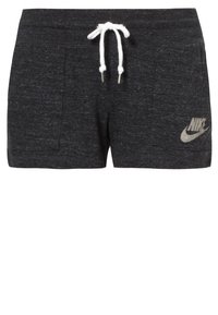 Šedé sportovní šortky s šňůrkou v pase, dvěma kapsami a logem vlevo dole. Vyrobeny z měkké, strukturované tkaniny.