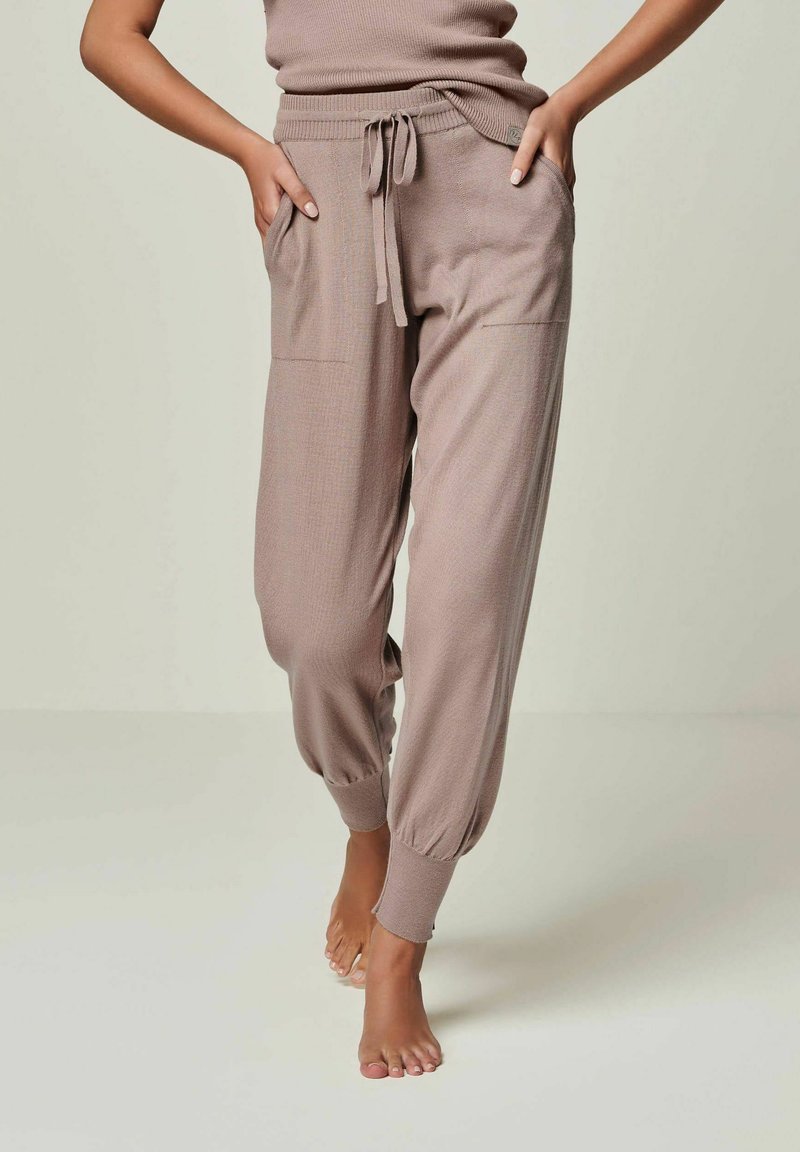 YOU LOOK PERFECT BELLA - MERINO WOOL LOUNGEWEAR - Nachtwäsche Hose - dustypink