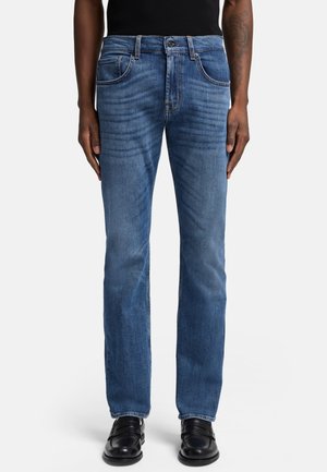 Straight leg jeans - mid blue
