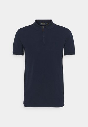 SLIM FIT STRETCH MESH POLO SHIRT - Polo - french navy