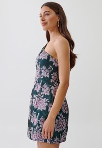 TUSSAH NATASHA MINI    - Shift-haljina - emerald floral jacquard