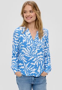 s.Oliver MIT V-AUSSCHNITT - Palaidinė - royalblau