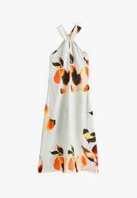 Sélectionné, ecru orange floral print
