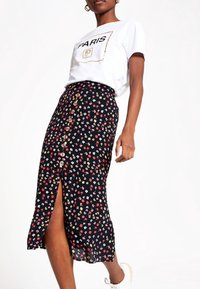 River Island A-linjainen hame - black