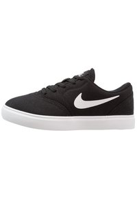 Nike SB SB CHECK CANVAS - Gördeszkacipők - black/white