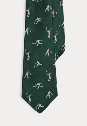Polo Ralph Lauren VINTAGE-INSPIRED TENNIS-PLAYER TIE - Γραβάτα - dark green