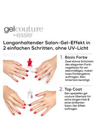 Essie NAIL POLISH GEL COUTURE ROUTINE SET - Nagelverzorgingsset - bodice , überlack gel couture top coat