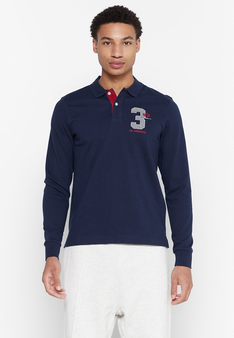 LA MARTINA Poloshirt donkerblauw LA MARTINA Poloshirt donkerblauw