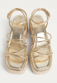 Stradivarius Espadrilles - gold coloured