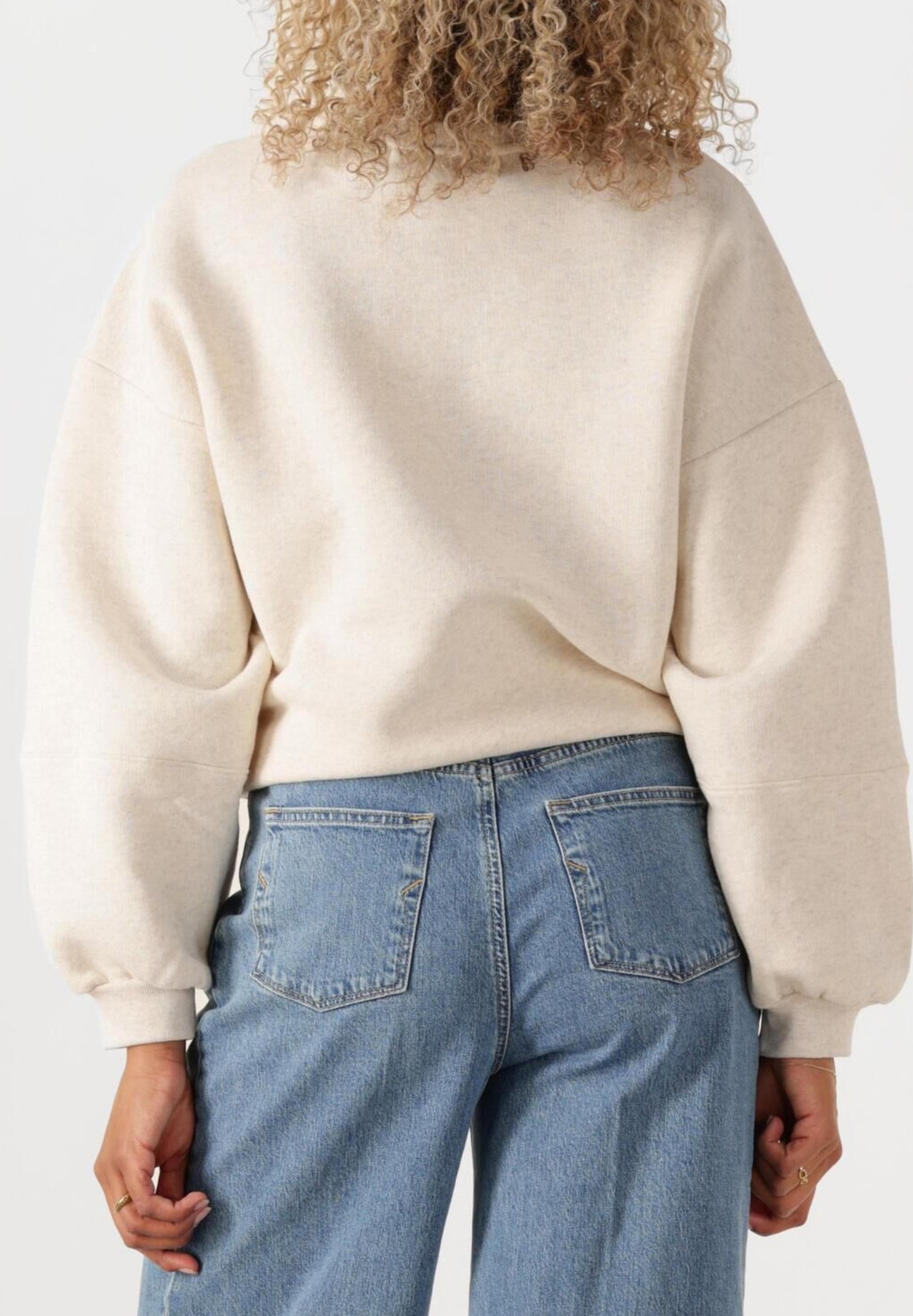 nike oversized boxy sweatshirt oatmeal