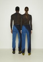 ECKHAUS LATTA UNISEX - Jeans Straight Leg - moon wash/blue denim 