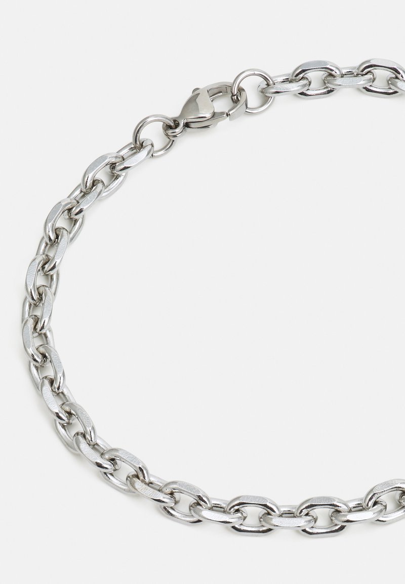 Herren Halsketten | Icon Brand OVAL LINK BRACELET Armband silver-coloured/silberfarben - TO58588 Herren Halsketten | Icon Brand OVAL LINK BRACELET Armband silver-coloured/silberfarben - TO58588