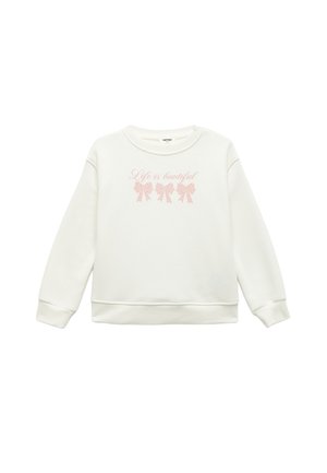 BOW PRINTED - Sweater - beige