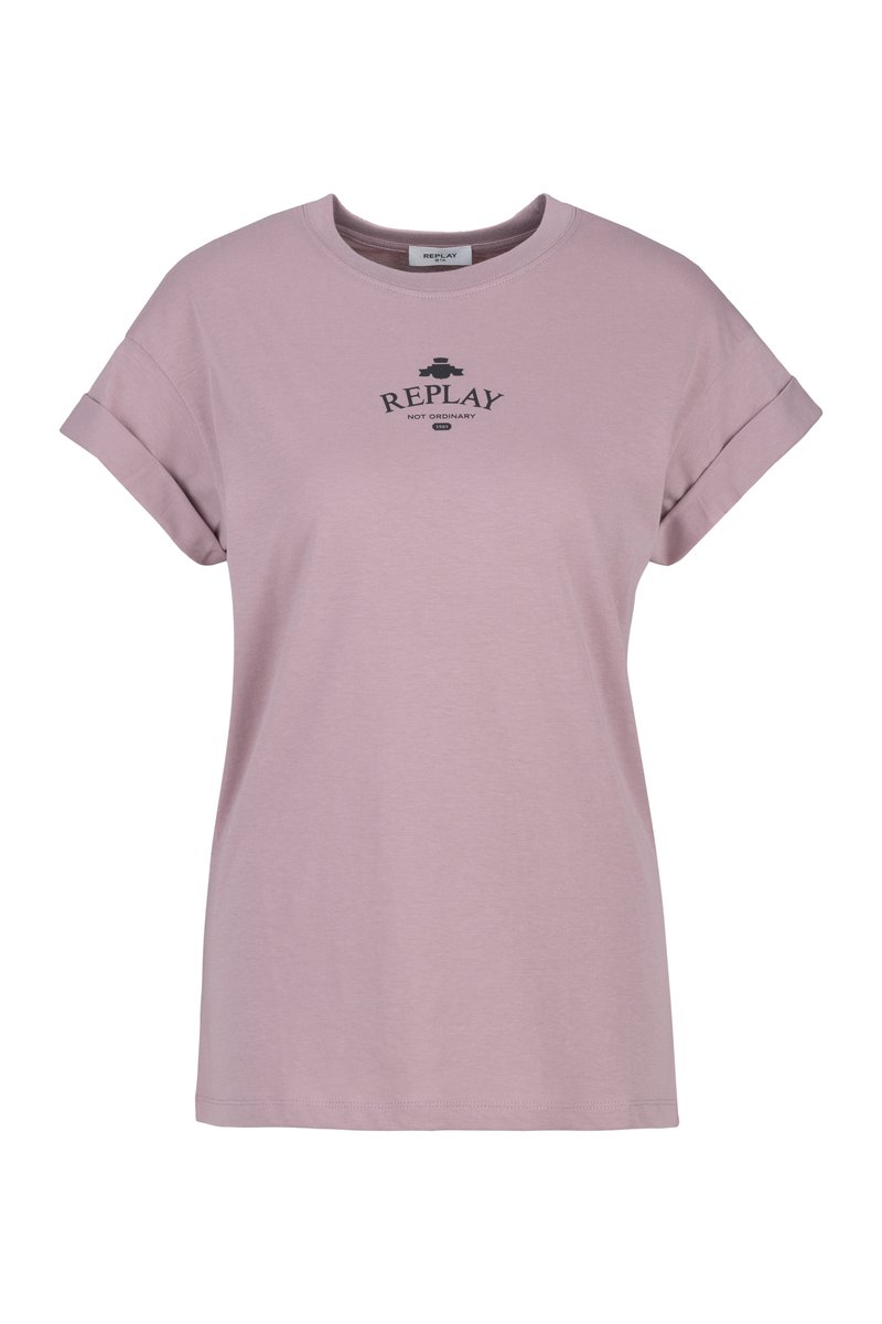 Replay T-shirt basic roze Replay T-shirt basic roze