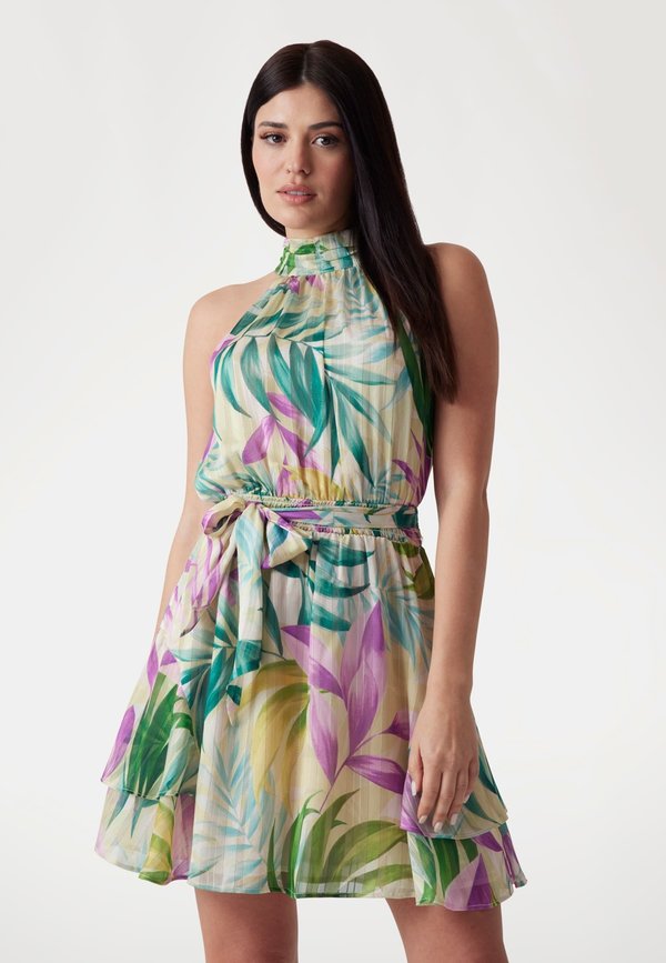 Freizeitkleid - blumenmuster