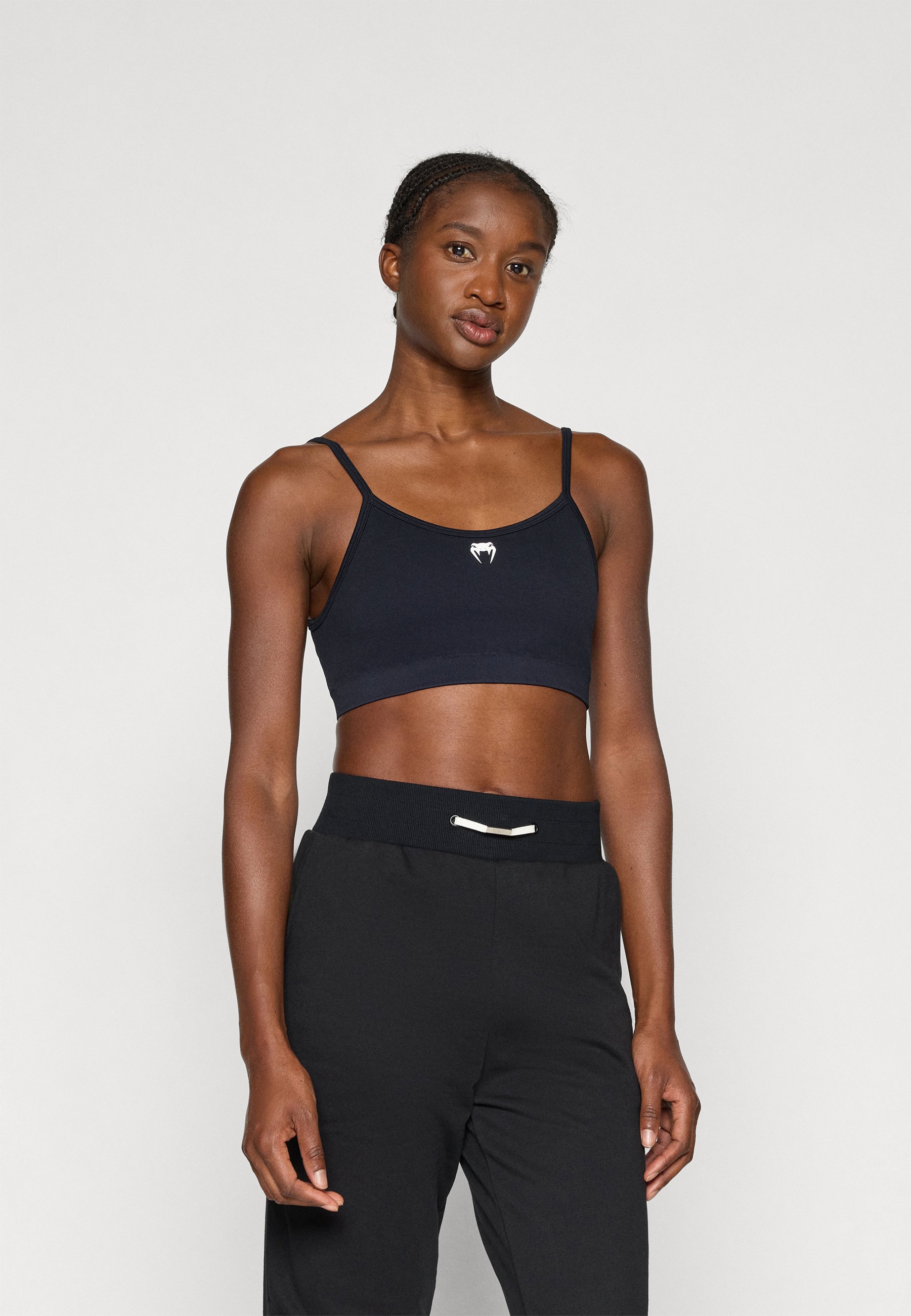 Lpmadey Soutien-gorge De Sport D'entraînement Pour Femme, Dos Nu, Dos Nu, Camisole Torsadée Sur Le Devant, Soutien-gorge De Sport à Faible Impact 2024, Noir, Small