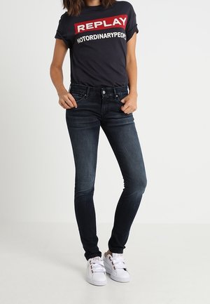 Jeans Skinny Fit - blue-black denim
