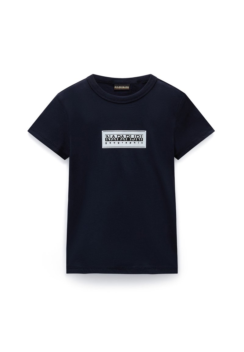 Napapijri T-shirt print donkerblauw Napapijri T-shirt print donkerblauw