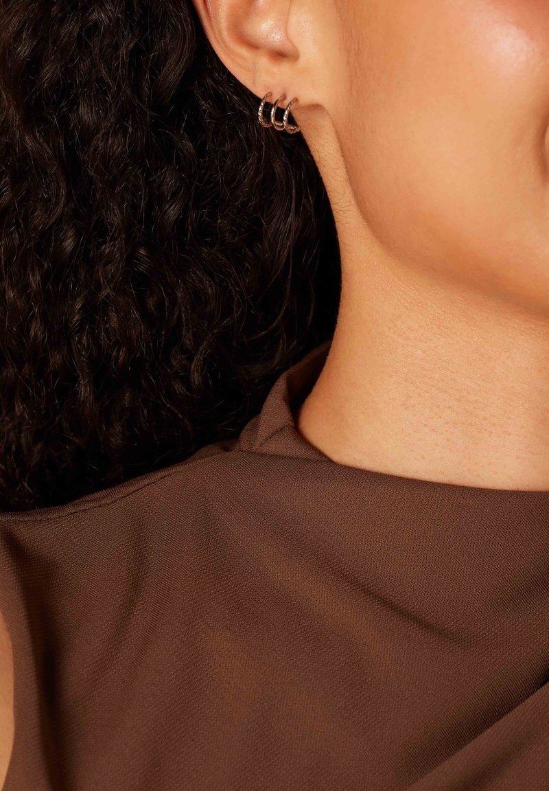 Lucardi Boucles d'oreilles - silver-coloured