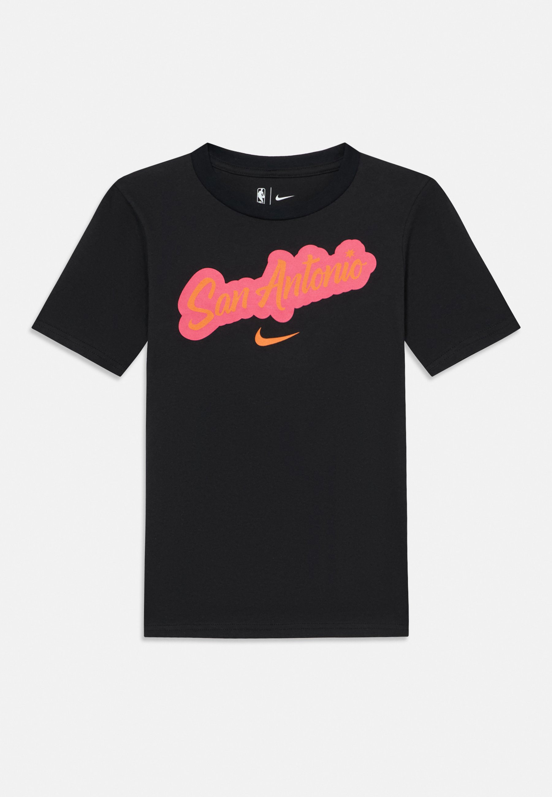 black and pink nike top